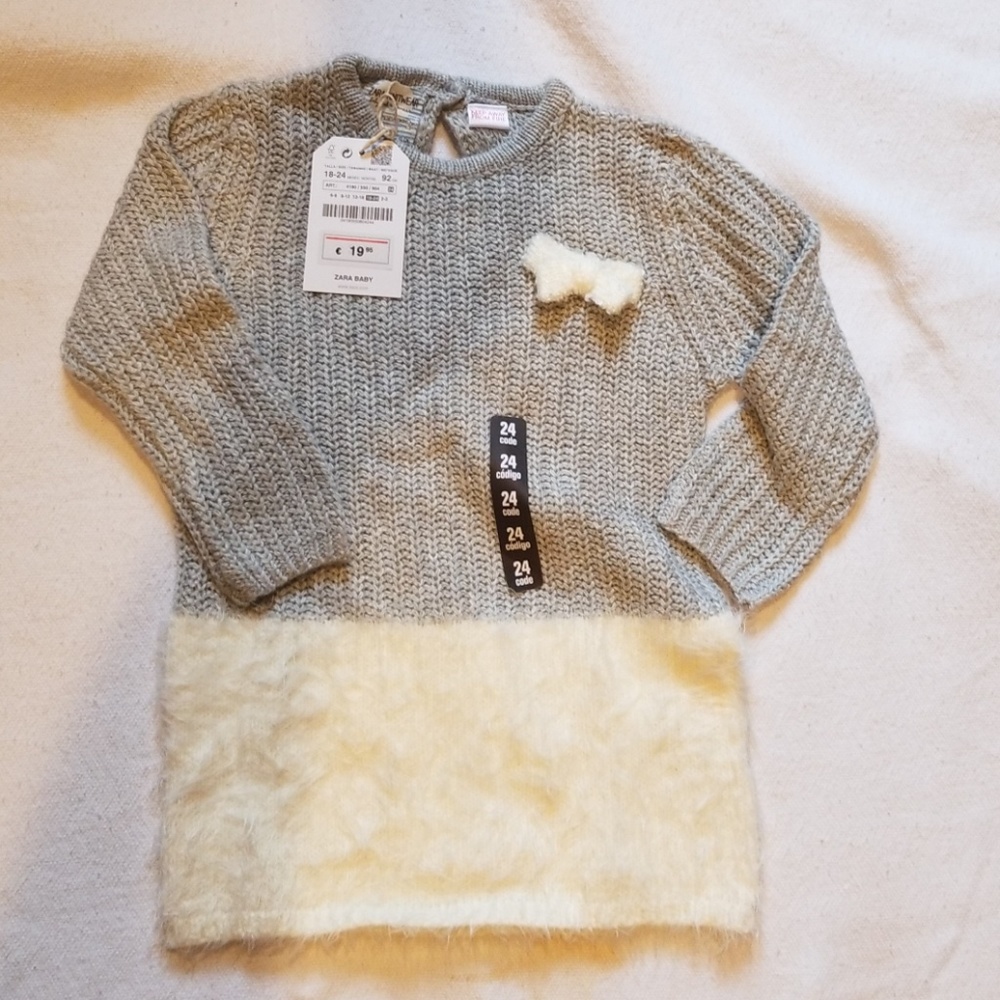NWT Zara Baby Knee Length Dress 18-24mo